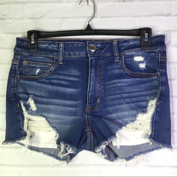 distressed denim shorts american eagle